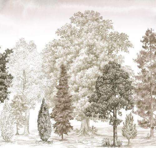 российские дорогие обои бежевые Loymina вставка Landscape 2 ART14 012 На фото российские дорогие обои бежевые Loymina вставка Landscape 2 ART14 012