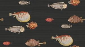 английские флизелиновые полностью обои в гостиную Cole Son с абстракцией Fornasetti 97-10048 На фото английские флизелиновые полностью обои в гостиную Cole Son с абстракцией Fornasetti 97-10048