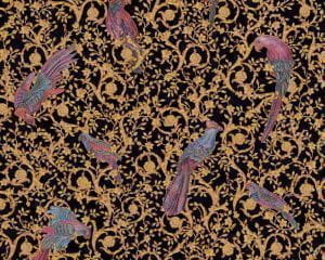 немецкие элитные обои черные в гостиную AS-Creation Versace 37053-1 На фото немецкие элитные обои черные в гостиную AS-Creation Versace 37053-1