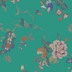 обои зеленые KT-Exclusive под кожу, шкуры Watercolor Florals MF20004 На фото обои зеленые KT-Exclusive под кожу, шкуры Watercolor Florals MF20004