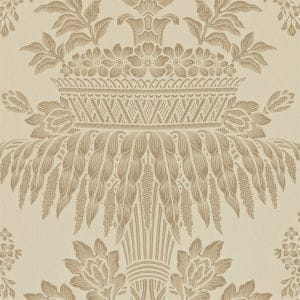 английские обои серые с дамаском Zoffany Classic Damasks CDW08001 На фото английские обои серые с дамаском Zoffany Classic Damasks CDW08001