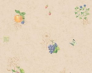 дешевые обои в комнату AS-Creation с цветами  Decora Natur 95815-1 На фото дешевые обои в комнату AS-Creation с цветами  Decora Natur 95815-1