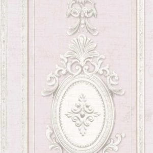 американские бумажные обои розовые в комнату вставка Decor Deluxe Baroque 0138 На фото американские бумажные обои розовые в комнату вставка Decor Deluxe Baroque 0138