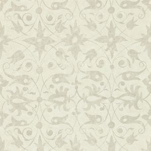 английские обои капучино в гостиную Zoffany с вензелями классическом стиле Arden ZAMW310433 На фото английские обои капучино в гостиную Zoffany с вензелями классическом стиле Arden ZAMW310433