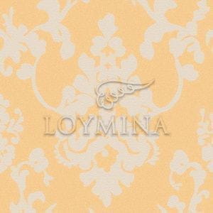 российские обои желтые Loymina с дамаском Collier 6-016 На фото российские обои желтые Loymina с дамаском Collier 6-016