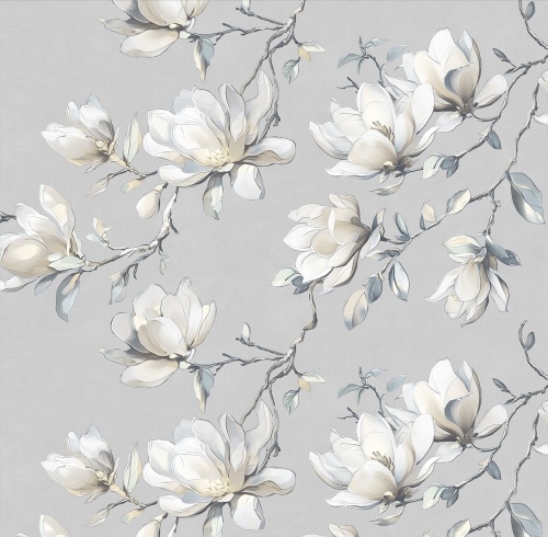 обои бирюзовые в кабинет ретро Victoria Stenova Magnolia 585107 На фото обои бирюзовые в кабинет ретро Victoria Stenova Magnolia 585107