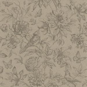 немецкие недорогие виниловые обои с птицами Rasch Florentine 449464 На фото немецкие недорогие виниловые обои с птицами Rasch Florentine 449464
