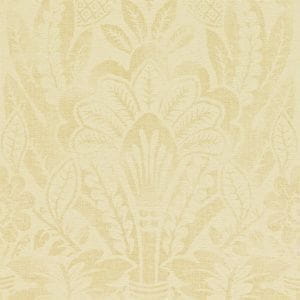 английские премиум обои желтые с дамаском в классическом стиле Zoffany Persia PEW02006 На фото английские премиум обои желтые с дамаском в классическом стиле Zoffany Persia PEW02006