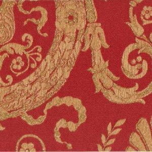 итальянские элитные текстильные обои красные в комнату Sangiorgio Impero M325-845 На фото итальянские элитные текстильные обои красные в комнату Sangiorgio Impero M325-845