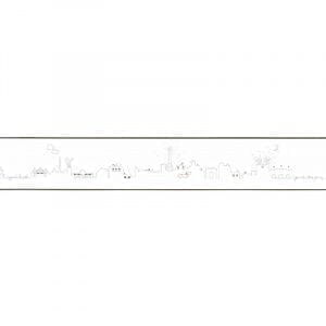 дешевые бумажные обои белые в комнату Lutece бордюры Jacadi 36170709 На фото дешевые бумажные обои белые в комнату Lutece бордюры Jacadi 36170709