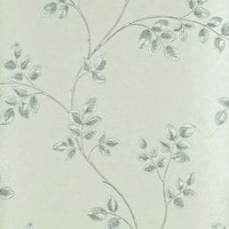 обои серые Sanderson с деревьями Parchment Flowers DPFWFR104 На фото обои серые Sanderson с деревьями Parchment Flowers DPFWFR104