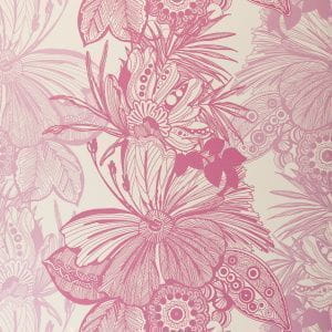 флизелиновые полностью обои розовые в стиле «модерн» Clarke&Clarke Oxford W0025-01 На фото флизелиновые полностью обои розовые в стиле «модерн» Clarke&Clarke Oxford W0025-01