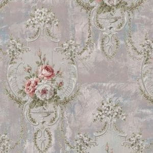 американские бумажные обои капучино KT-Exclusive в классическом стиле Champagne Florals MF10008 На фото американские бумажные обои капучино KT-Exclusive в классическом стиле Champagne Florals MF10008