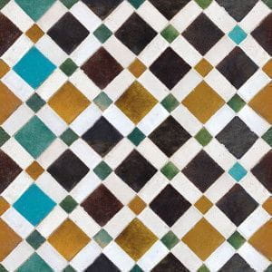 немецкие элитные обои коричневые с геометрией KT-Exclusive Tiles & More 3000033 На фото немецкие элитные обои коричневые с геометрией KT-Exclusive Tiles & More 3000033