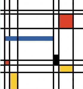 элитные обои белые в комнату Architector Mondrian KTM1001M На фото элитные обои белые в комнату Architector Mondrian KTM1001M