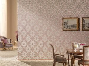 итальянские с орнаментом обои ампир Epoca Wallcoverings Esther EST2 На фото итальянские с орнаментом обои ампир Epoca Wallcoverings Esther EST2