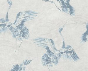дешевые обои в спальню с птицами этно AS-Creation Linen Style 36631-2 На фото дешевые обои в спальню с птицами этно AS-Creation Linen Style 36631-2