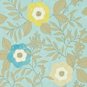 премиум обои белые в комнату ретро Harlequin Folia 110310 На фото премиум обои белые в комнату ретро Harlequin Folia 110310