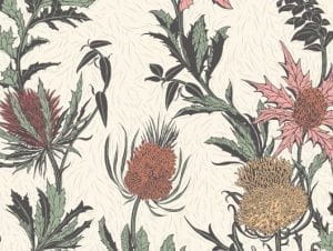флизелиновые полностью обои желтые Cole Son с цветами  Botanical Botanica 115/14043 На фото флизелиновые полностью обои желтые Cole Son с цветами  Botanical Botanica 115/14043