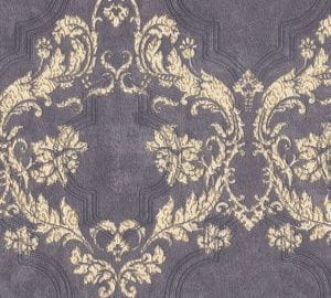 российские флизелиновые обои фиолетовые в гостиную Euro Decor с орнаментом Orenburg 7090-22 На фото российские флизелиновые обои фиолетовые в гостиную Euro Decor с орнаментом Orenburg 7090-22