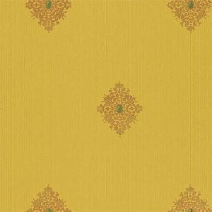обои желтые в спальню Zoffany классическом стиле Arden ZAMW310444 На фото обои желтые в спальню Zoffany классическом стиле Arden ZAMW310444