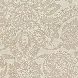 английские бумажные обои капучино в комнату с абстракцией Zoffany Classic Damasks CDW01005 На фото английские бумажные обои капучино в комнату с абстракцией Zoffany Classic Damasks CDW01005
