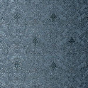 американские текстильные обои синие в коридор KT-Exclusive с дамаском Caesar KTE06036 На фото американские текстильные обои синие в коридор KT-Exclusive с дамаском Caesar KTE06036