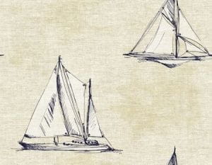 американские премиум бумажные обои Wallquest морские Cape Cod CR70212 На фото американские премиум бумажные обои Wallquest морские Cape Cod CR70212