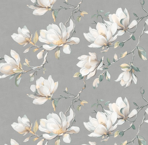 обои бирюзовые в кабинет ретро Victoria Stenova Magnolia 585103 На фото обои бирюзовые в кабинет ретро Victoria Stenova Magnolia 585103