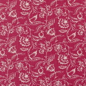 бумажные обои розовые в комнату Clarke&Clarke с цветами  английской стиле Clarisse W0031-06 На фото бумажные обои розовые в комнату Clarke&Clarke с цветами  английской стиле Clarisse W0031-06
