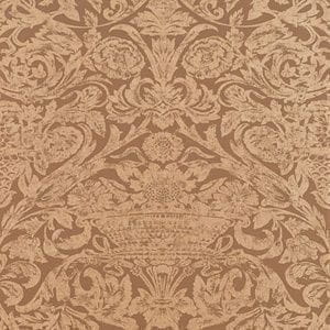обои коричневые в комнату Thibaut с орнаментом Damask Resource 839-T-7645 На фото обои коричневые в комнату Thibaut с орнаментом Damask Resource 839-T-7645