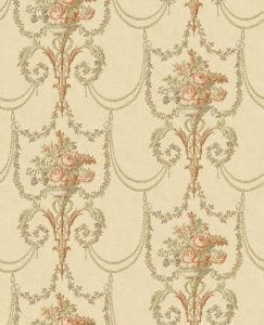 премиум бумажные обои бежевые Wallquest с гобеленами в классическом стиле French Tapestry TS70401 На фото премиум бумажные обои бежевые Wallquest с гобеленами в классическом стиле French Tapestry TS70401