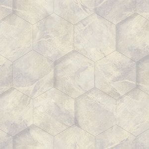 обои капучино в коридор Euro Decor Hexagon 7173-13 На фото обои капучино в коридор Euro Decor Hexagon 7173-13