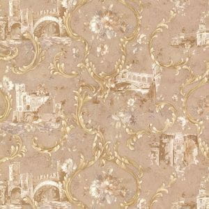 флизелиновые капучино в гостиную обои ампир Prima Italiana Villa Antica 20734 На фото флизелиновые капучино в гостиную обои ампир Prima Italiana Villa Antica 20734