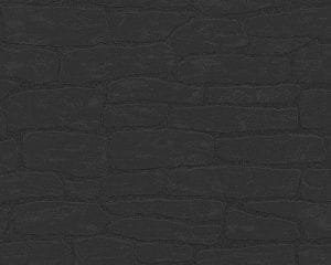 немецкие дешевые виниловые обои черные для кухни AS-Creation Wood and Stone best of 2 1395-11 На фото немецкие дешевые виниловые обои черные для кухни AS-Creation Wood and Stone best of 2 1395-11