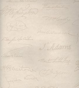 английские премиум бумажные обои Andrew Martin с текстом Navigator Autograph Ecru На фото английские премиум бумажные обои Andrew Martin с текстом Navigator Autograph Ecru