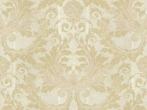 американские бумажные обои бежевые в комнату York с дамаском Gold Leaf GF0791 На фото американские бумажные обои бежевые в комнату York с дамаском Gold Leaf GF0791