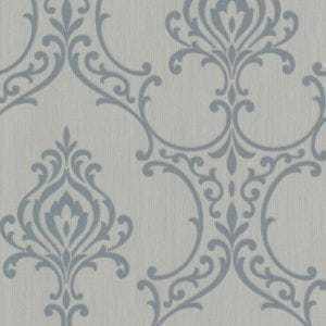дорогие обои серые в комнату Fine Decor с орнаментом Buckingham 495-69021 На фото дорогие обои серые в комнату Fine Decor с орнаментом Buckingham 495-69021