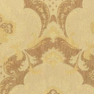 текстильные обои коричневые в комнату с орнаментом Sangiorgio Orleans M560-406 На фото текстильные обои коричневые в комнату с орнаментом Sangiorgio Orleans M560-406