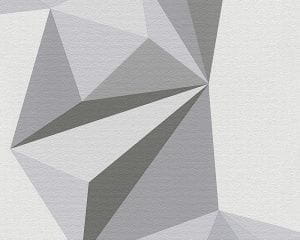 немецкие недорогие обои белые AS-Creation с геометрией Lars Contzen Four 95654-3 На фото немецкие недорогие обои белые AS-Creation с геометрией Lars Contzen Four 95654-3