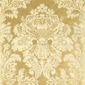английские флизелиновые полностью обои в комнату с дамаском GP & J Baker Mulberry FG055R120 На фото английские флизелиновые полностью обои в комнату с дамаском GP & J Baker Mulberry FG055R120