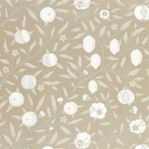 бумажные обои коричневые в гостиную Morris Pure North DMPN216541 На фото бумажные обои коричневые в гостиную Morris Pure North DMPN216541