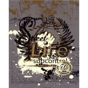 бельгийские элитные обои серые в коридор KT-Exclusive с текстом Street life SL 4 804 1651 260*186 На фото бельгийские элитные обои серые в коридор KT-Exclusive с текстом Street life SL 4 804 1651 260*186