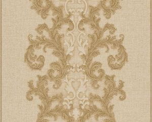 немецкие элитные обои бежевые AS-Creation Versace 96232-2 На фото немецкие элитные обои бежевые AS-Creation Versace 96232-2