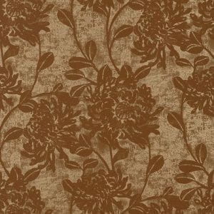 американские элитные бумажные обои коричневые в комнату с цветами  Thibaut Artisan 839-T-780 На фото американские элитные бумажные обои коричневые в комнату с цветами  Thibaut Artisan 839-T-780