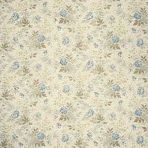 элитные обои желтые в комнату с цветами  ретро Fabricut French general Florette La Mer Fabric На фото элитные обои желтые в комнату с цветами  ретро Fabricut French general Florette La Mer Fabric