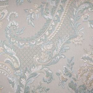 текстильные обои синие в комнату Epoca Wallcoverings Faberge KT-7642-8004 На фото текстильные обои синие в комнату Epoca Wallcoverings Faberge KT-7642-8004
