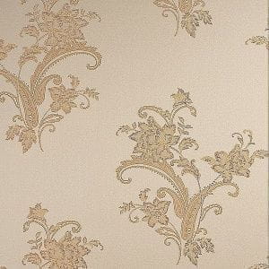 текстильные обои коричневые с цветами  Epoca Wallcoverings Raffaello KTE02025 На фото текстильные обои коричневые с цветами  Epoca Wallcoverings Raffaello KTE02025
