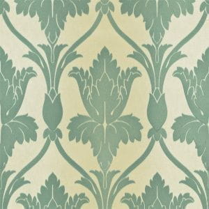 английские обои серые с дамаском Zoffany Nureyev NUP05001 На фото английские обои серые с дамаском Zoffany Nureyev NUP05001