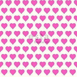 голландские бумажные обои розовые детские Esta Home Love 136812 На фото голландские бумажные обои розовые детские Esta Home Love 136812